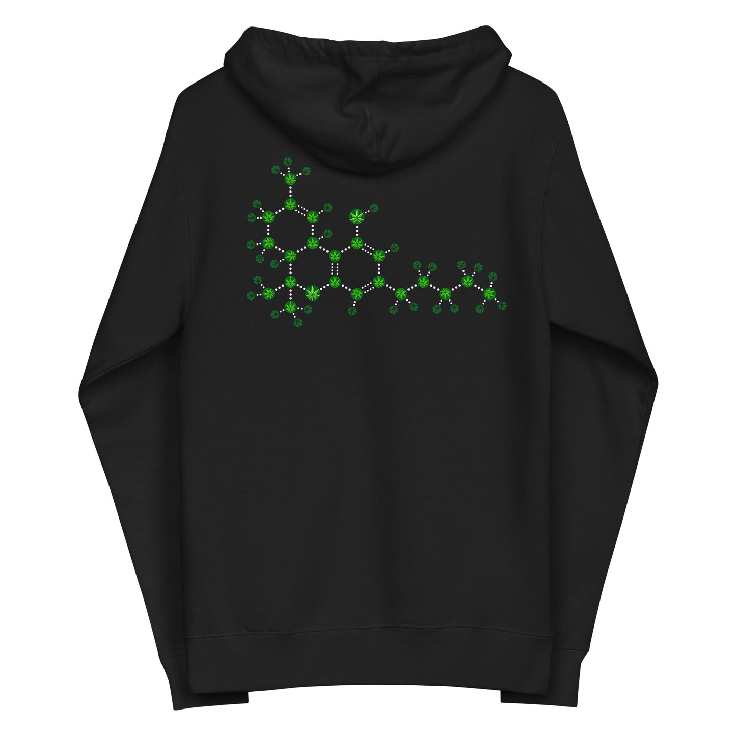 THC MOLECULE ZIP UP