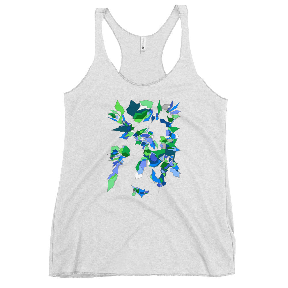 ABSTRACT BLUE TANK