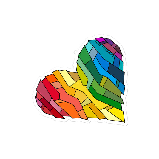 Rainbow Heart - Sticker